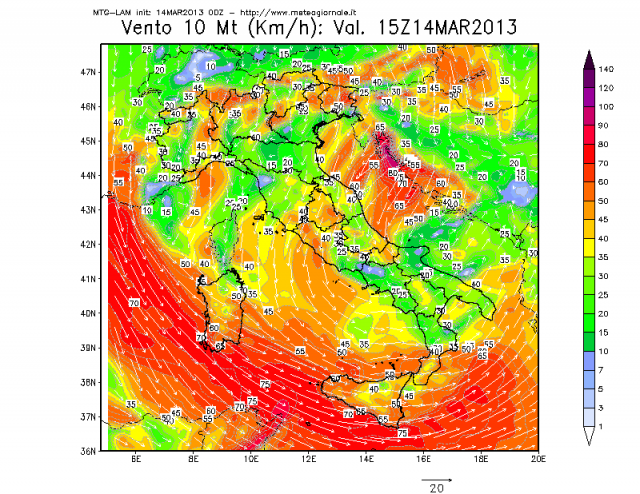 BURRASCA Di Vento Possibili MAREGGIATE Meteo Giornale