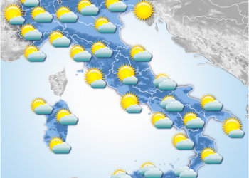 meteo-settimanale:-sole-al-nord-e-tirreniche,-maltempo-su-estremo-sud-e-isole