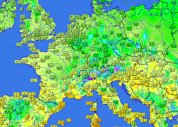 europa:-primi-cenni-di-raffreddamento,-ma-ancora-caldo-in-mezzo-continente