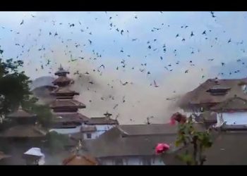 terremoto-kathmandu:-ecco-gli-istanti-terrificanti-della-violenta-scossa