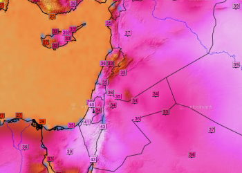 bolle-il-vicino-oriente:-oltre-40-gradi-in-libano,-israele-e-giordania