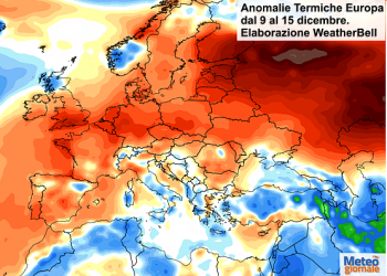clima-ultimi-7-giorni:-caldo-esagerato-in-europa,-ma-l’italia-fa-eccezione