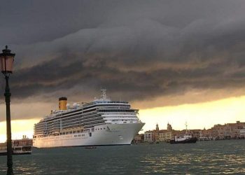 shelf-cloud-in-veneto,-eccezionali-foto-scattate-a-venezia