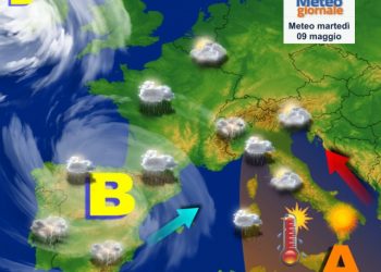 meteo-settimanale-in-italia:-breve-fiammata-calda,-poi-forte-maltempo-e-fresco