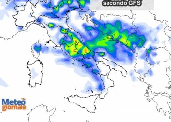 meteo-prossima-settimana:-il-modello-americano-gfs-vede-piogge-importanti