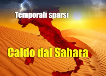 meteo-tropicale-in-italia:-temporali-in-atto-al-nord.-molto-caldo-nel-resto-del-paese