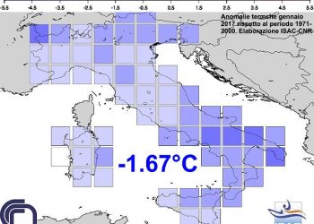 clima-in-italia:-gennaio-2017-molto-freddo-e-con-super-neve,-ma-non-ovunque