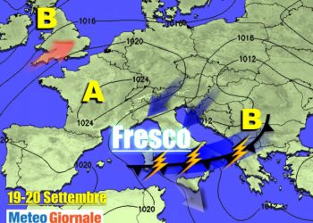 meteo-19-25-settembre:-perturbazione-su-italia,-neve-sui-maggiori-monti,-rinfrescata,-poi-migliora-per-pochi-giorni