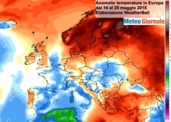 clima-ultimi-7-giorni,-caldo-estremo-sul-nord-europa-e-fresco-sull’italia
