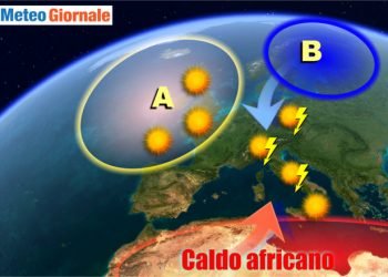 meteo-al-25-giugno:-ondate-di-caldo-africano-e-temporali-anche-forti