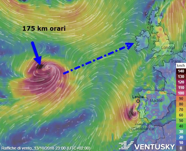 meteo-d’europa-estremo:-ex-uragano-verso-irlanda