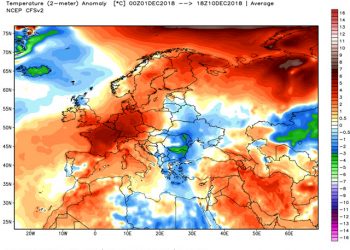 meteo-prima-decade-dicembre:-ancora-molto-mite-in-europa