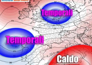 meteo-settimana:-italia-divisa-in-due-tra-caldo-rovente-e-temporali