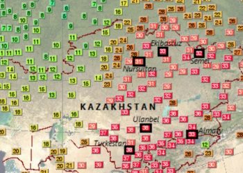 meteo-in-asia:-eccezionale-ondata-di-caldo-in-kazakistan