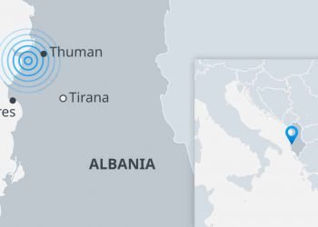 terremoto-in-albania,-ecco-la-fortissima-scossa:-video-palazzo-che-traballa