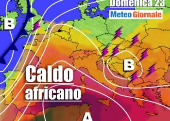 meteo-sino-26-giugno:-temporali-al-centro-nord,-poi-caldo-d’africa