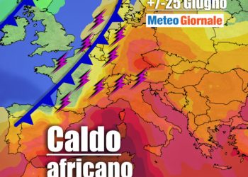 meteo-al-27-giugno,-forte-caldo-africano-ma-super-temporali-in-agguato