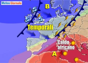 meteo-7-giorni:-temporali-al-nord-e-parte-del-centro-italia.-caldo-al-sud