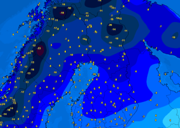 meteo-gelido-in-scandinavia,-polo-freddo-in-rotta-verso-sud