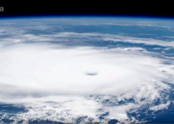 video-meteo,-l’occhio-dell’uragano-dorian-visto-dalla-stazione-spaziale