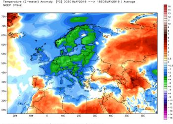 meteo-prima-decade-di-maggio:-freddo-in-europa