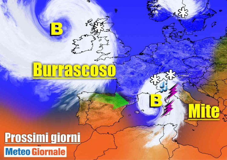 meteo-semi-autunnale-nei-prossimi-giorni,-mite-e-molto-piovoso