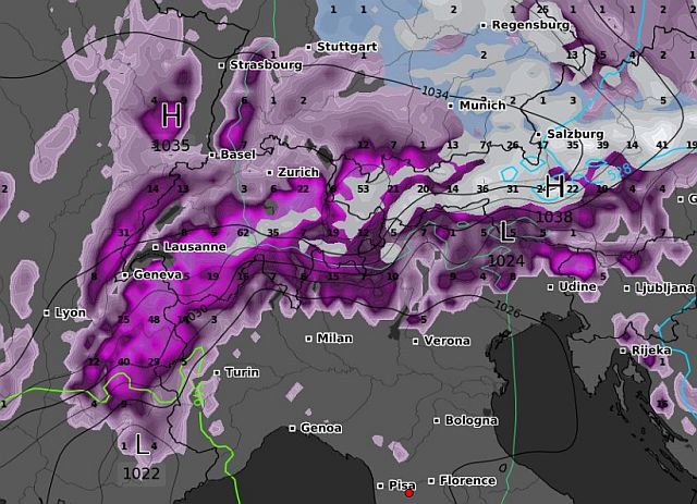 meteo-alpi:-nuova-ondata-nevosa-sull’arco-alpino,-ecco-dove