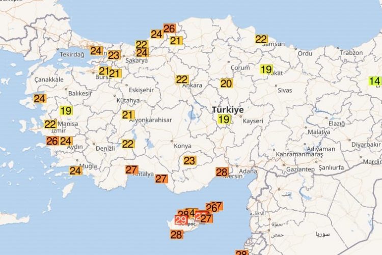 meteo-turchia:-ondata-di-caldo,-nuovi-record-a-istanbul-e-antalya