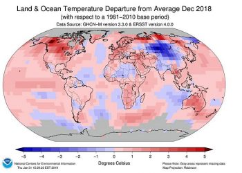 meteo-e-clima:-dicembre-2018-e-il-secondo-mese-piu-caldo-nel-mondo-dal-1880