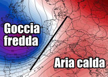 meteo-europa:-enorme-goccia-fredda-a-ovest-dell’italia.-conseguenze