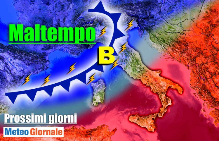 meteo-italia-7-giorni:-intensa-perturbazione-per-oggi,-temporali-anche-forti