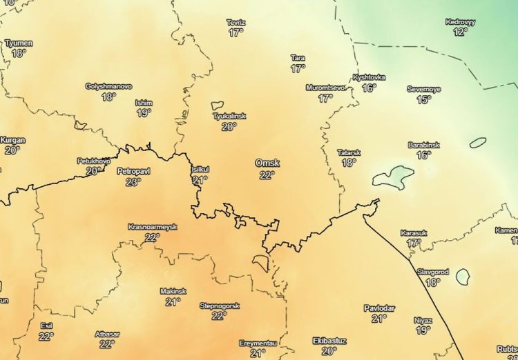 meteo-russia:-caldo-record-a-omsk,-siberia-sud-occidentale