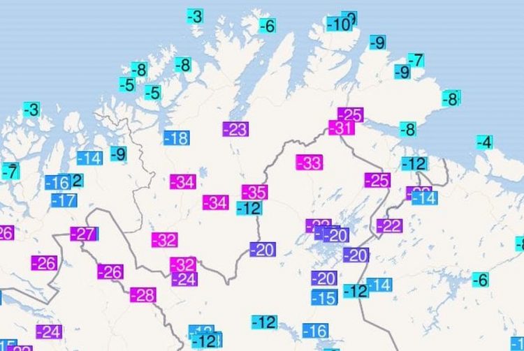 meteo-“grande-nord”:-gran-freddo-e-record-di-neve-in-finlandia