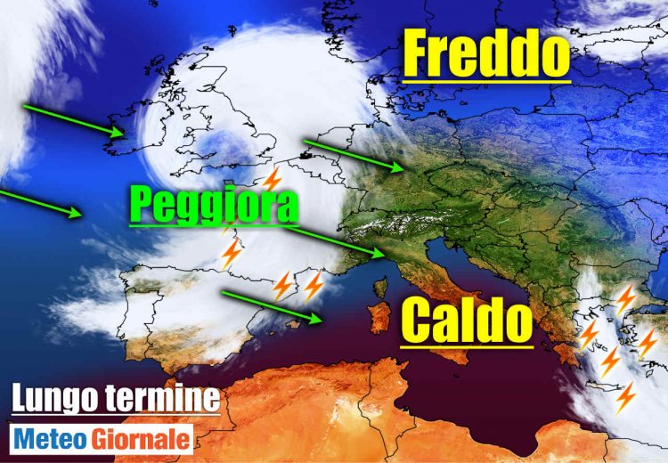 meteo-italia-15-giorni,-scossoni-autunnali-tra-ottobrata-e-piogge-atlantiche