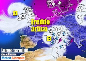 meteo-italia-sino-al-18-dicembre,-freddo-artico-a-sprazzi.-piogge-e-neve