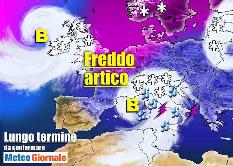 meteo-italia-sino-al-18-dicembre,-freddo-artico-a-sprazzi.-piogge-e-neve