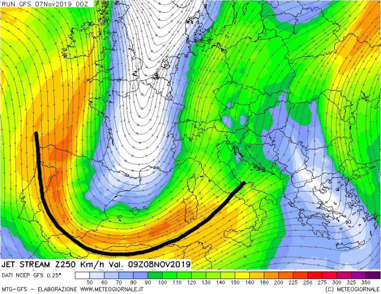 meteo-italia:-l’autunno-visto-dalla-corrente-a-getto