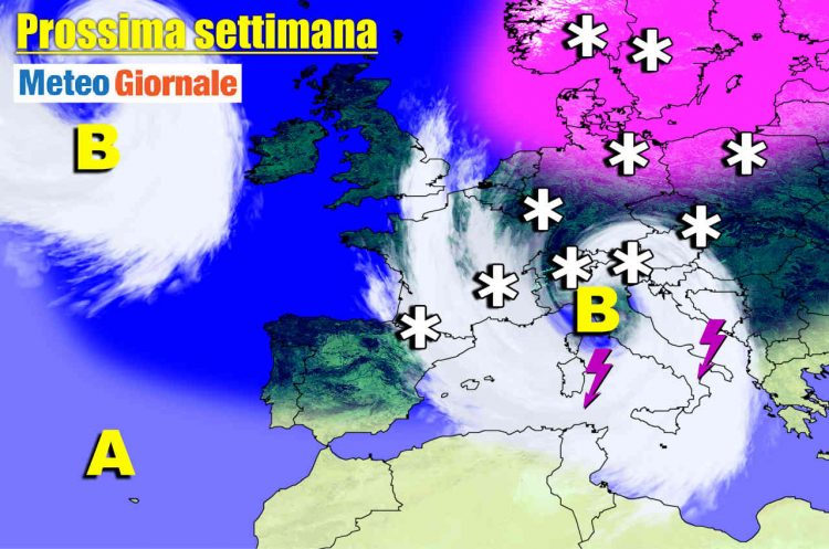 meteo-prossima-settimana:-freddo-artico-e-maltempo-dietro-l’angolo