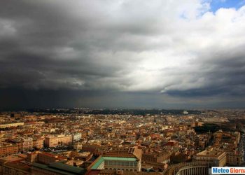 meteo-roma:-molte-nubi-e-qualche-pioggia-fino-a-venerdi