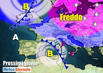 meteo-7-giorni:-freddo-russo-e-nuovo-peggioramento-per-vortice-mediterraneo
