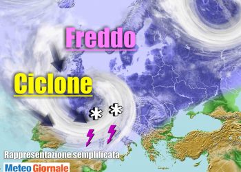 meteo-prossima-settimana:-ciclone-dall’oceano-atlantico