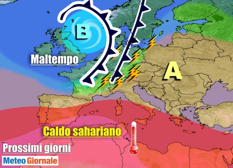 meteo-7-giorni:-caldo-sino-ai-primi-di-luglio,-poi-violenta-burrasca