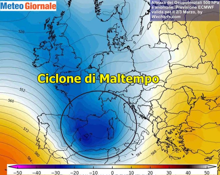 meteo-di-marzo,-confermato-un-trend-scoppiettante-con-maltempo-sull’italia