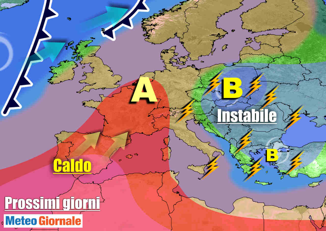 meteo-italia:-decolla-l’estate-con-sole-e-caldo.-ancora-qualche-temporale