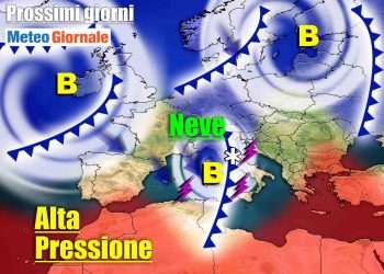 meteo-italia:-freddo-dall’artico-imminente-con-maltempo-e-nevicate