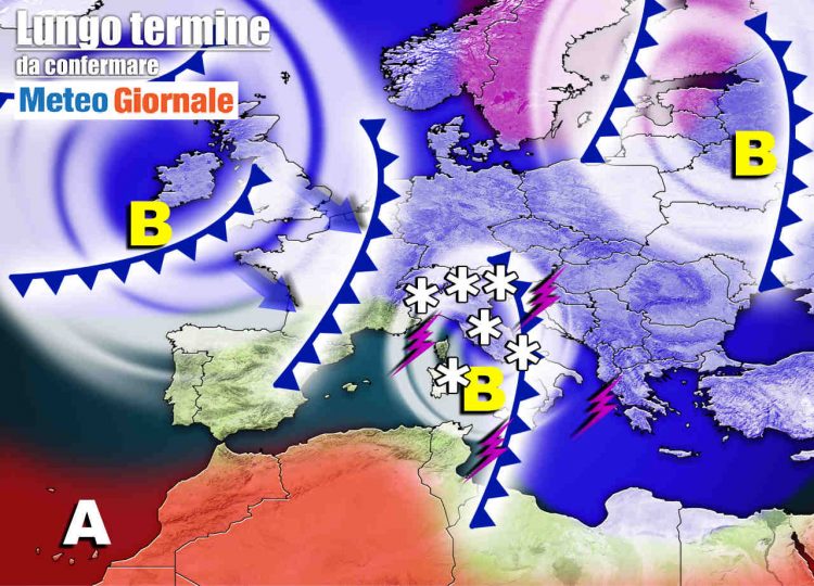 meteo-15-giorni,-irruenti-turbolenze-d’inverno-con-neve-a-quote-basse