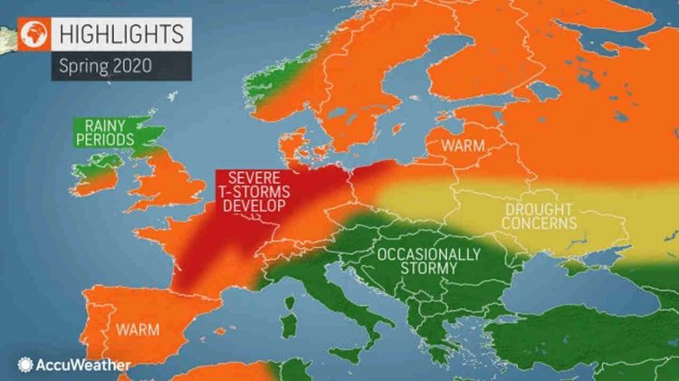 meteo-primavera,-per-accuweather:-stagione-turbolenta