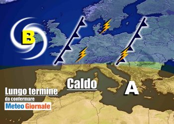 meteo-italia-sino-al-26-maggio,-movimentato:-caldo-forte-a-tratti-e-temporali