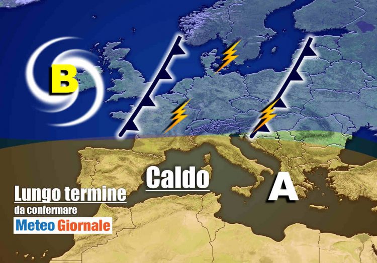 meteo-italia-sino-al-26-maggio,-movimentato:-caldo-forte-a-tratti-e-temporali