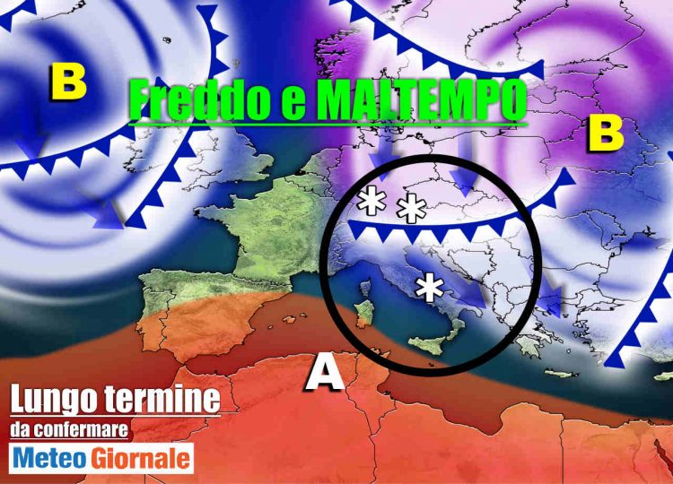 meteo-italia-sino-al-27-febbraio,-tra-anticiclone-e-cicloni-artici